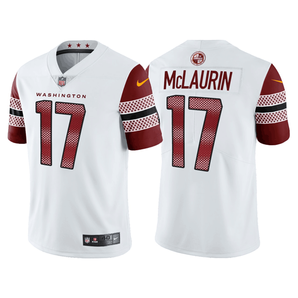 Men's Washington Commanders #17 Terry McLaurin White Vapor Untouchable Stitched Football Jersey Men's Washington Commanders #17 Terry McLaurin White Vapor Untouchable Stitched Football Jersey